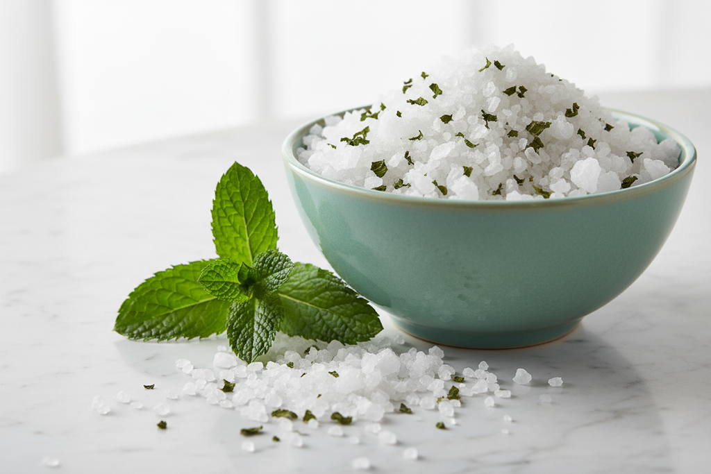 Peppermint Bath Salt Soak - 400g 100% Natural Ingredients