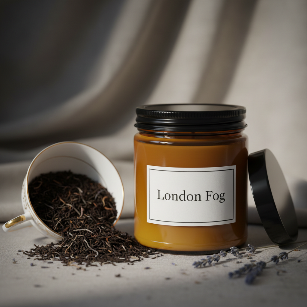 London Fog Signature Natural Candle - 9 0z Medium Size