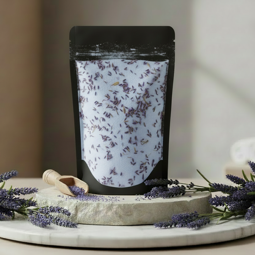Lavender Moon Milk Bath Soak Powder - 300g 100% Natural Ingredients