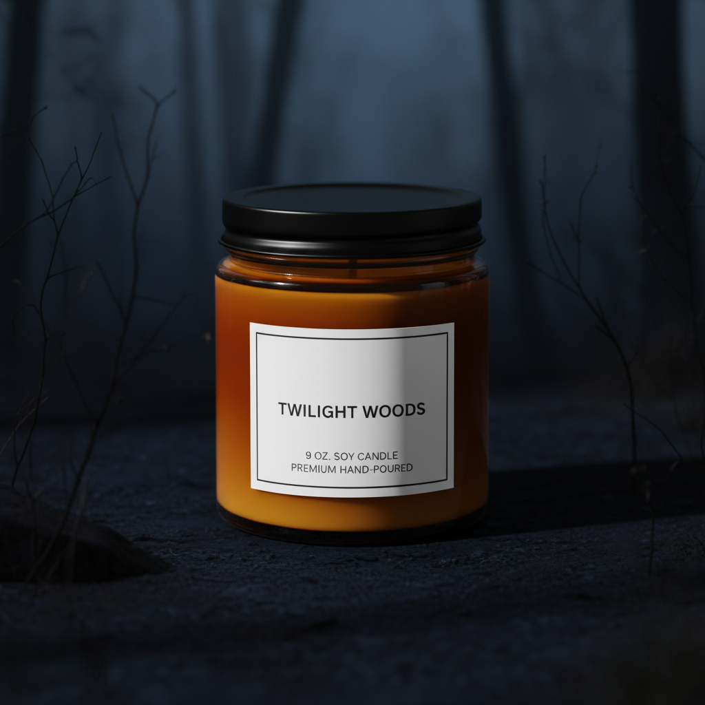 Twilight Woods Signature Natural Candle - 9 0z Medium Size
